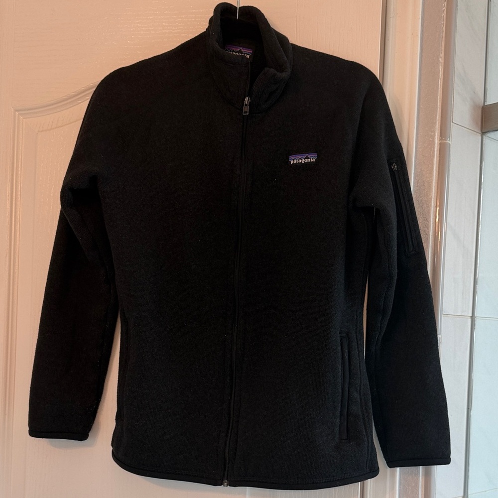 Black Full-Zip Fleece Jacket